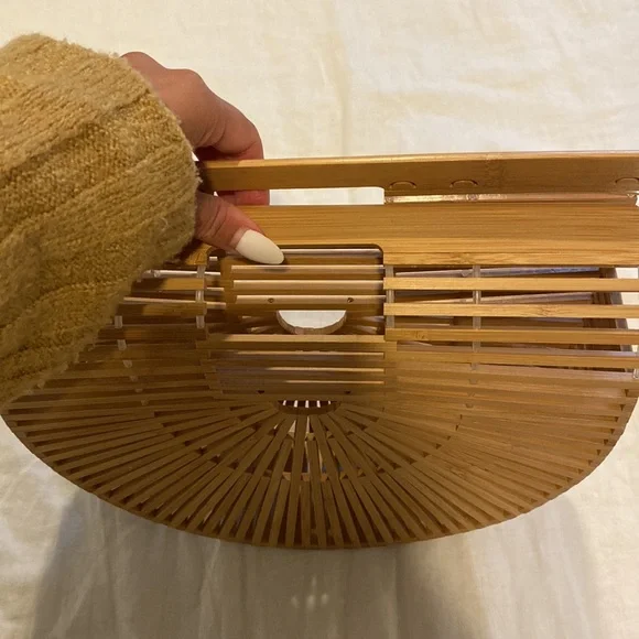 Vintga bamboo bag - Picture 2 of 4